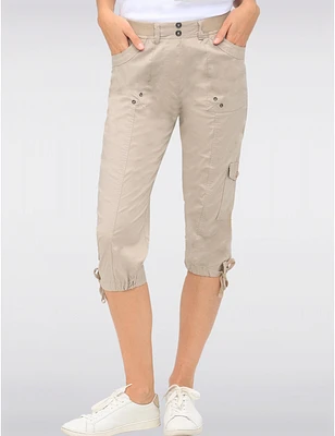 Manteaux | La maison du manteau au Québec Capri Cargo Charlene avec Tirettes Ajustables à l'Ourlet par Dash Clothing