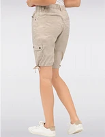 Manteaux | La maison du manteau au Québec Bermuda en Coton avec Taille Élastique & Ourlet Froncés Ajustables par Dash