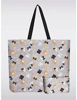 Manteaux | La maison du manteau au Québec Sac Tote Léger Réutilisable et Pliable Imprimé avec Chats