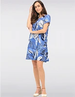 Robe A-Line Flowy Denim par Amani Couture