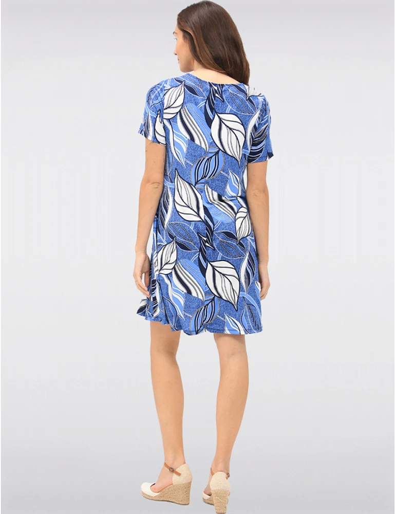 Robe A-Line Flowy Denim par Amani Couture
