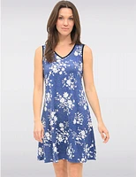 Robe Évasée Sans Manches Amani Couture