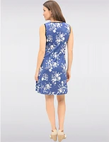 Robe Évasée Sans Manches Amani Couture