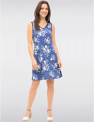 Robe Évasée Sans Manches Amani Couture