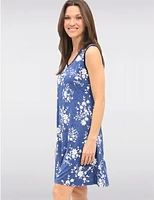 Robe Évasée Sans Manches Amani Couture