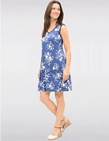 Robe Évasée Sans Manches Amani Couture