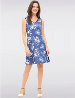 Robe Évasée Sans Manches Amani Couture