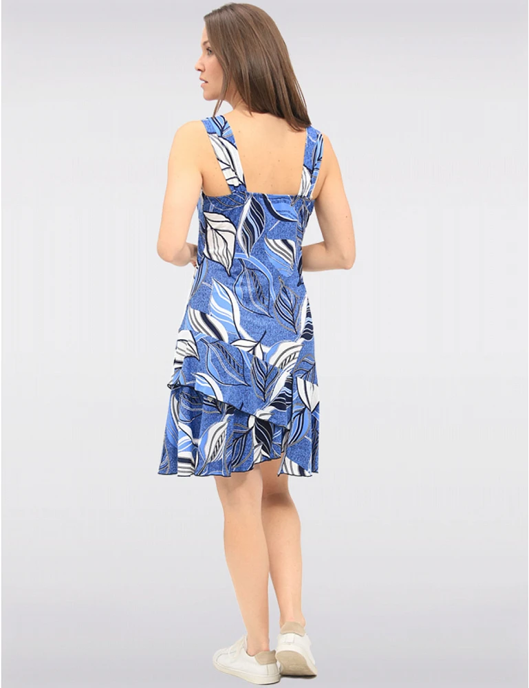 Robe Asymétrique V-Neck Amani Couture
