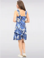 Robe Asymétrique V-Neck Amani Couture