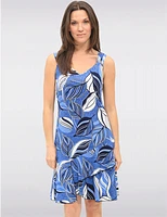 Robe Asymétrique V-Neck Amani Couture