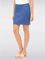 Manteaux | La maison du manteau au Québec Jupe-short Extensible Chic À Taille Mi-haute Et Coupe Droite Par Amani Couture