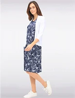 Cardigan Drapé Manches 3/4 par Amani Couture
