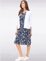 Cardigan Drapé Manches 3/4 par Amani Couture