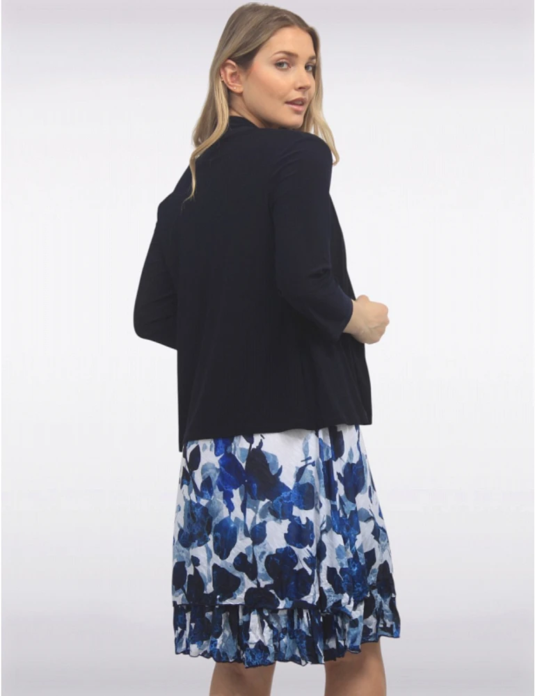 Cardigan Drapé Manches 3/4 par Amani Couture