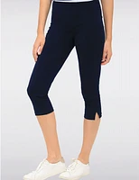 Manteaux | La maison du manteau au Québec Capri Extensible À Taille Mi-haute Avec Trois Boutons Latéraux Par Amani Couture