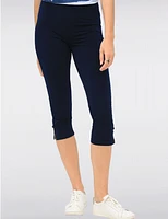 Manteaux | La maison du manteau au Québec Capri Extensible À Taille Mi-haute Avec Trois Boutons Latéraux Par Amani Couture