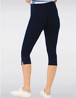 Manteaux | La maison du manteau au Québec Capri Extensible À Taille Mi-haute Avec Trois Boutons Latéraux Par Amani Couture