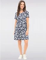 Robe Florale A-Ligne par Amani Couture