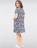 Robe Florale A-Ligne par Amani Couture