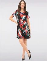 Robe A-Line Fleurie par Amani Couture