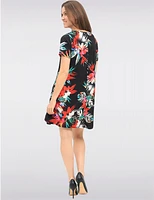 Robe A-Line Fleurie par Amani Couture