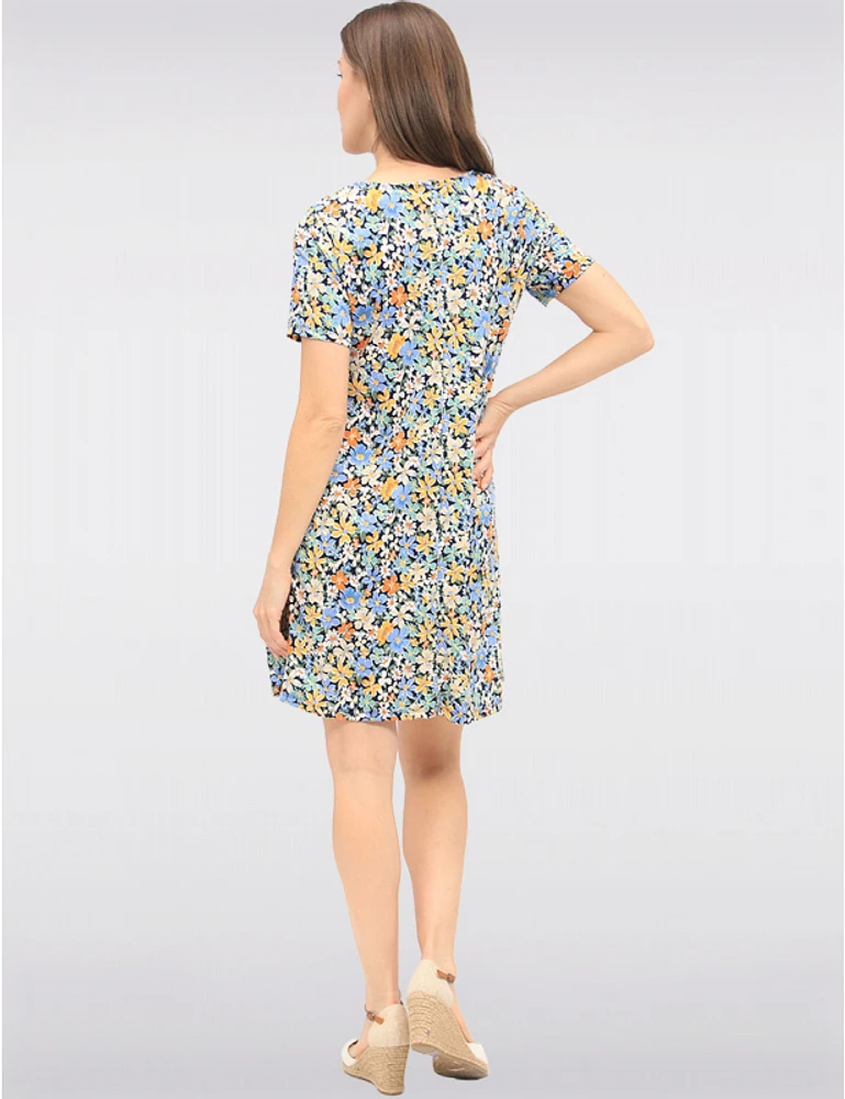 Robe Florale A-Line par Amani Couture