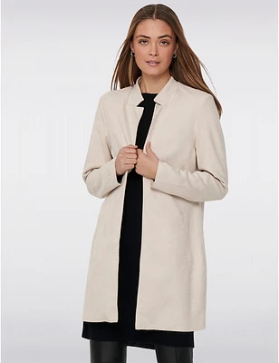 Longue Veste Daim Ultra-Douce par Only