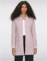 Manteau Longue Suédine Végane par Only