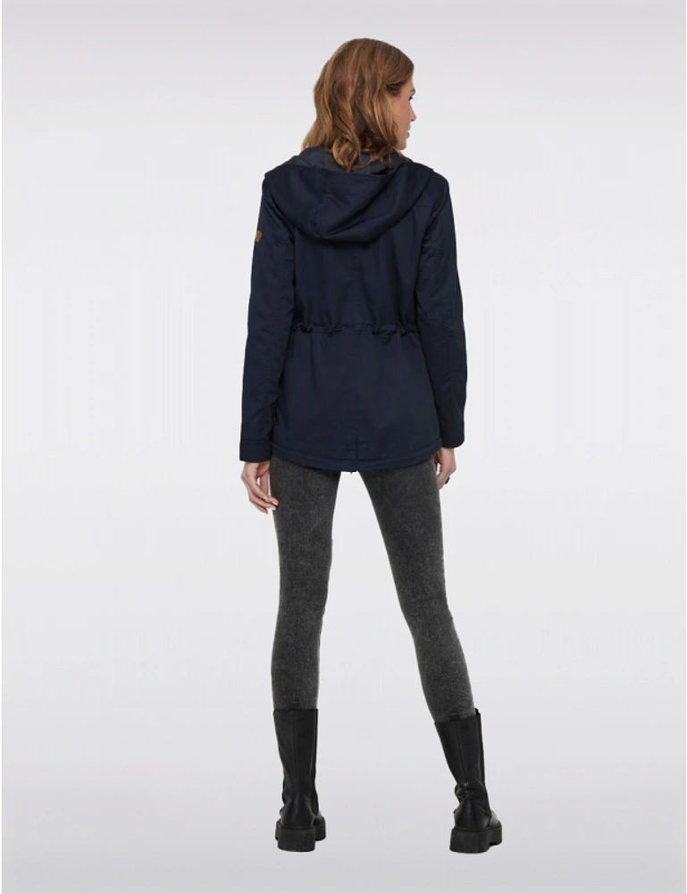 Manteau Léger Capuche Coton Recyclé par ONLY