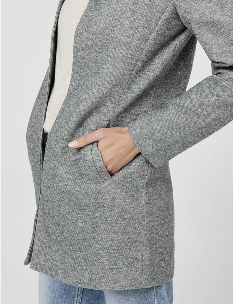 Manteau Cardigan Coton Mélangé par ONLY
