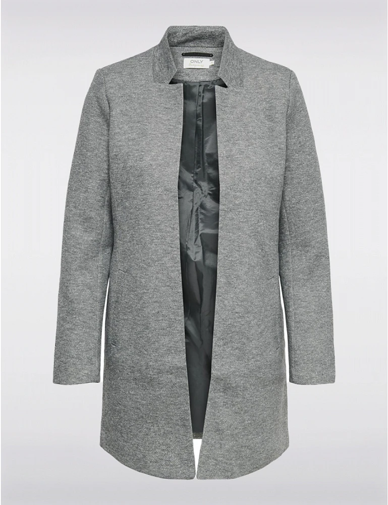 Manteau Cardigan Coton Mélangé par ONLY