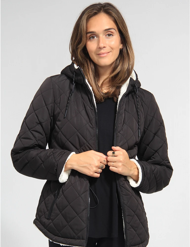 Veste Sherpa Réversible Écolo par Free Country
