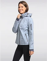 Manteaux | La maison du manteau au Québec Veste Softshell Recyclée à Capuche Extensible Sportive Ajusté par Free Country