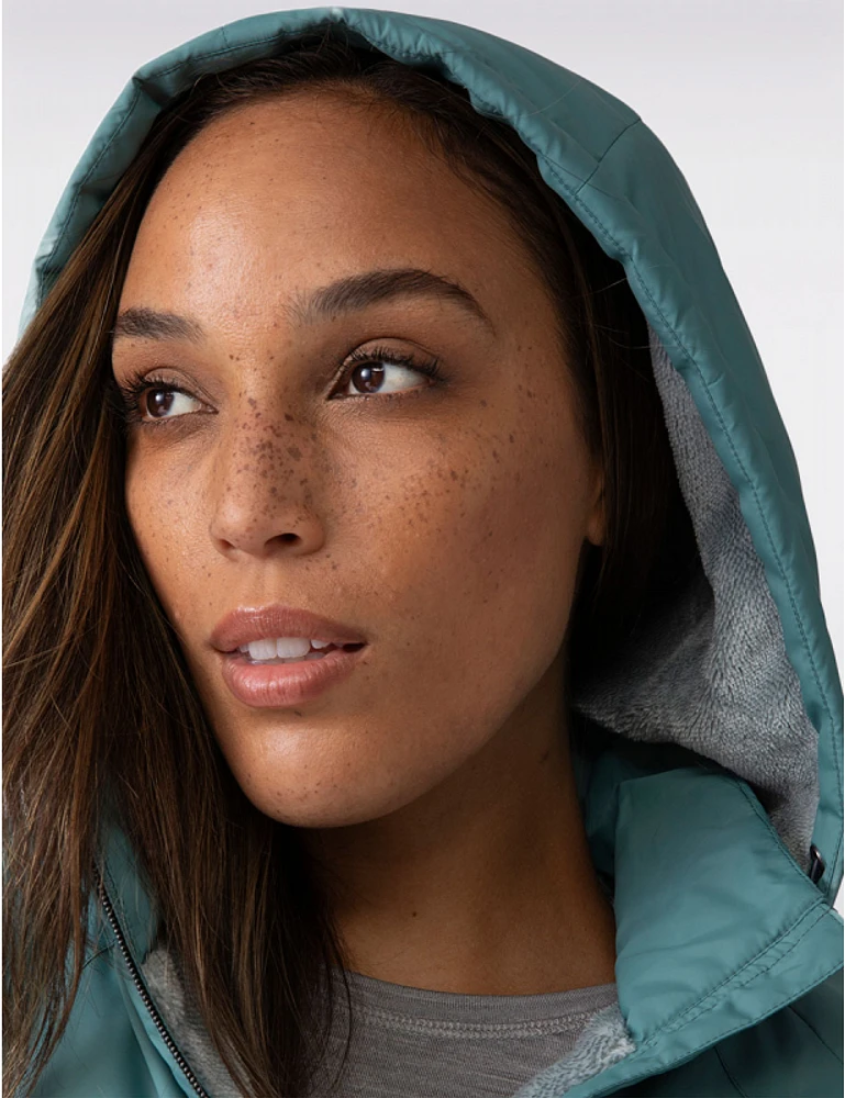 Manteaux | La maison du manteau au Québec Anorak Recyclé Imperméable Doublé Sherpa Taille Ajustable Par Free Country