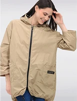 Manteaux | La maison du manteau au Québec Veste Coupe-Vent Ultra-Léger à Capuche Style Décontractée par Froccella
