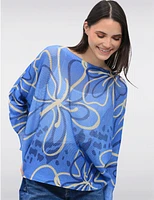 Haut Maille Imprimé Floral par Froccella