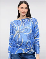 Haut Maille Imprimé Floral par Froccella