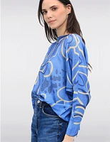 Haut Maille Imprimé Floral par Froccella