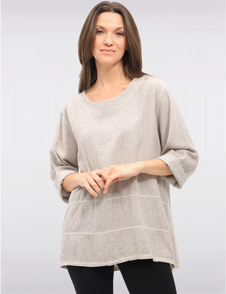 Haut Lin Manches 3/4 par Froccella