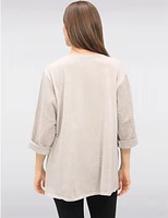 Haut Lin Manches 3/4 par Froccella