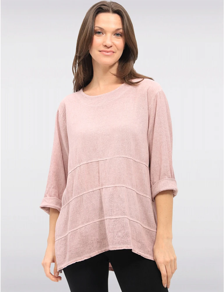 Haut Lin Manches 3/4 par Froccella