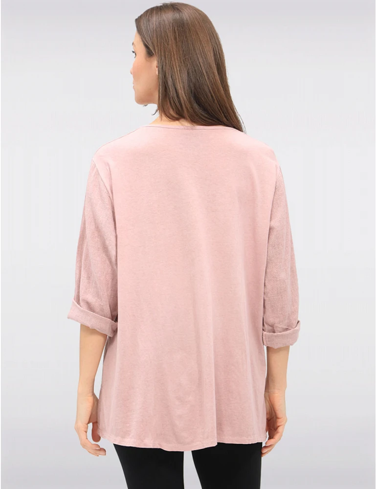 Haut Lin Manches 3/4 par Froccella
