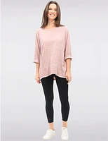 Haut Lin Manches 3/4 par Froccella
