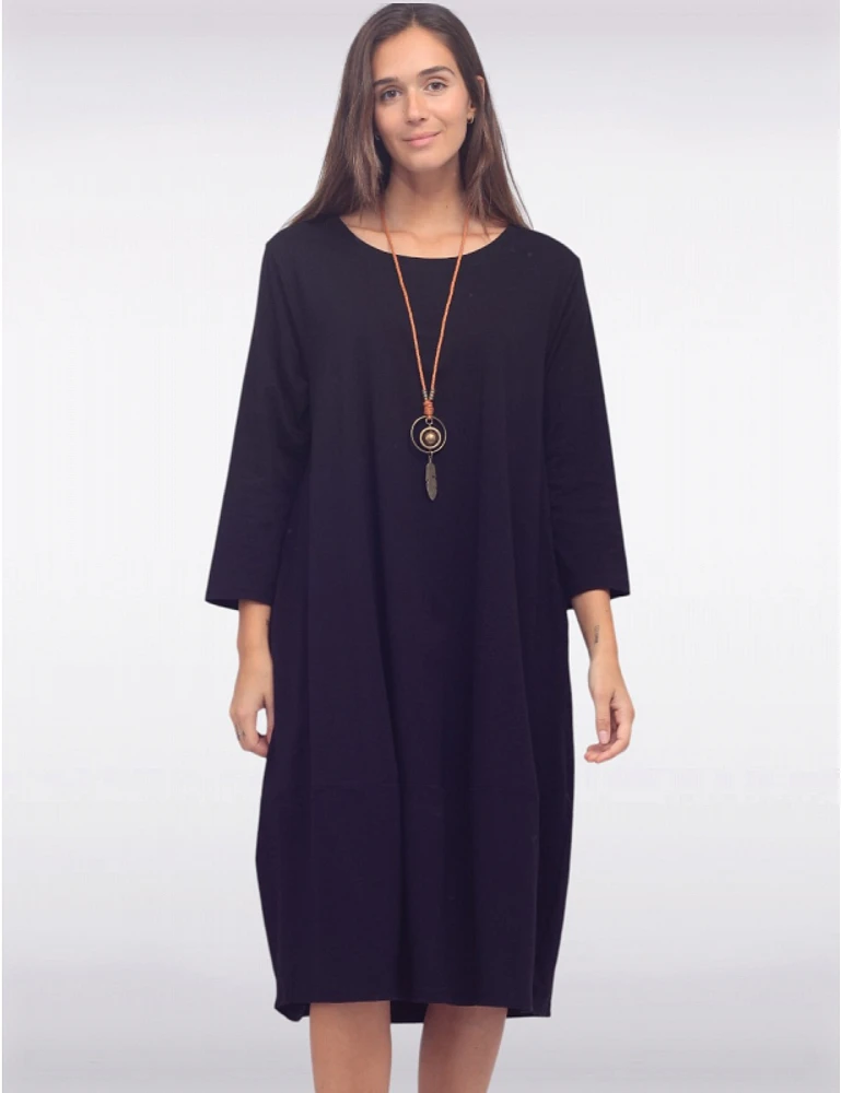 Robe Longue Coton Chic par Froccella