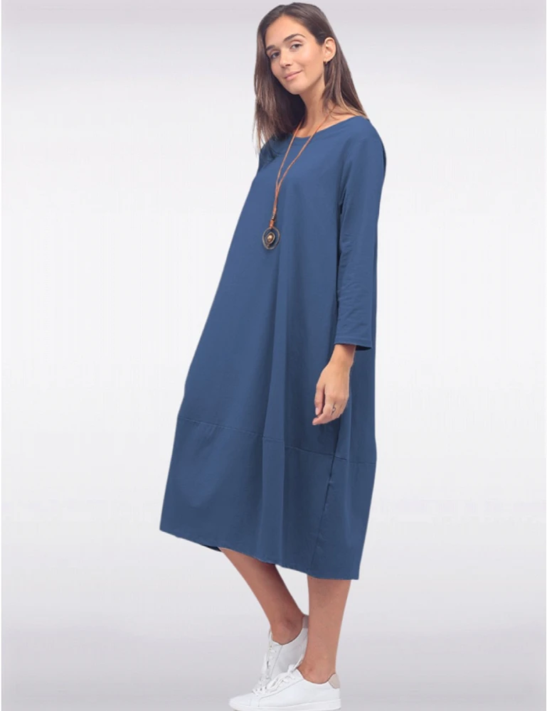 Robe Longue Coton Chic par Froccella