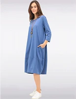 Robe Longue Coton Chic par Froccella