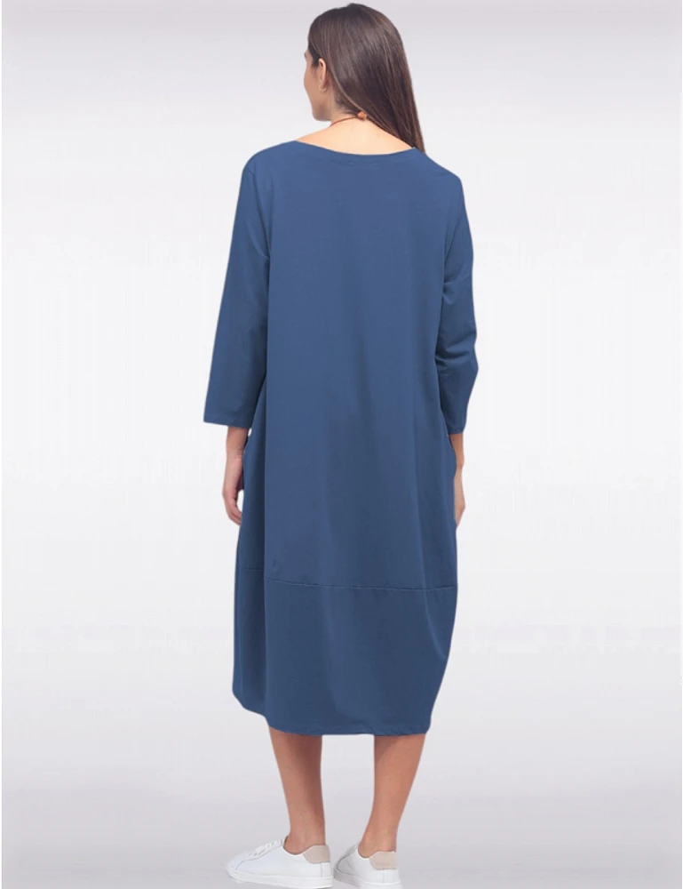 Robe Longue Coton Chic par Froccella