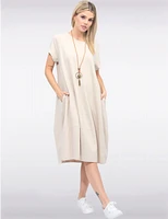 Robe Coton Doux avec Collier par Froccella