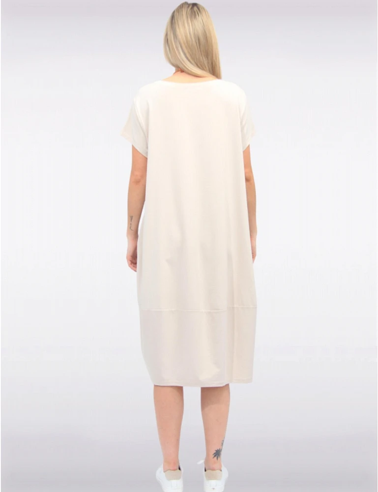 Robe Coton Doux avec Collier par Froccella
