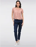 Haut Manches Courtes Crochet Froccella